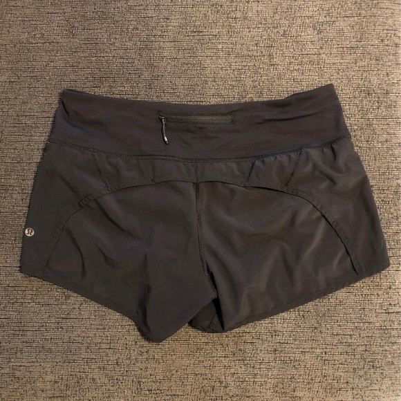 SOLD Lululemon Speed Shorts Size 8 - Picture 2 of 3